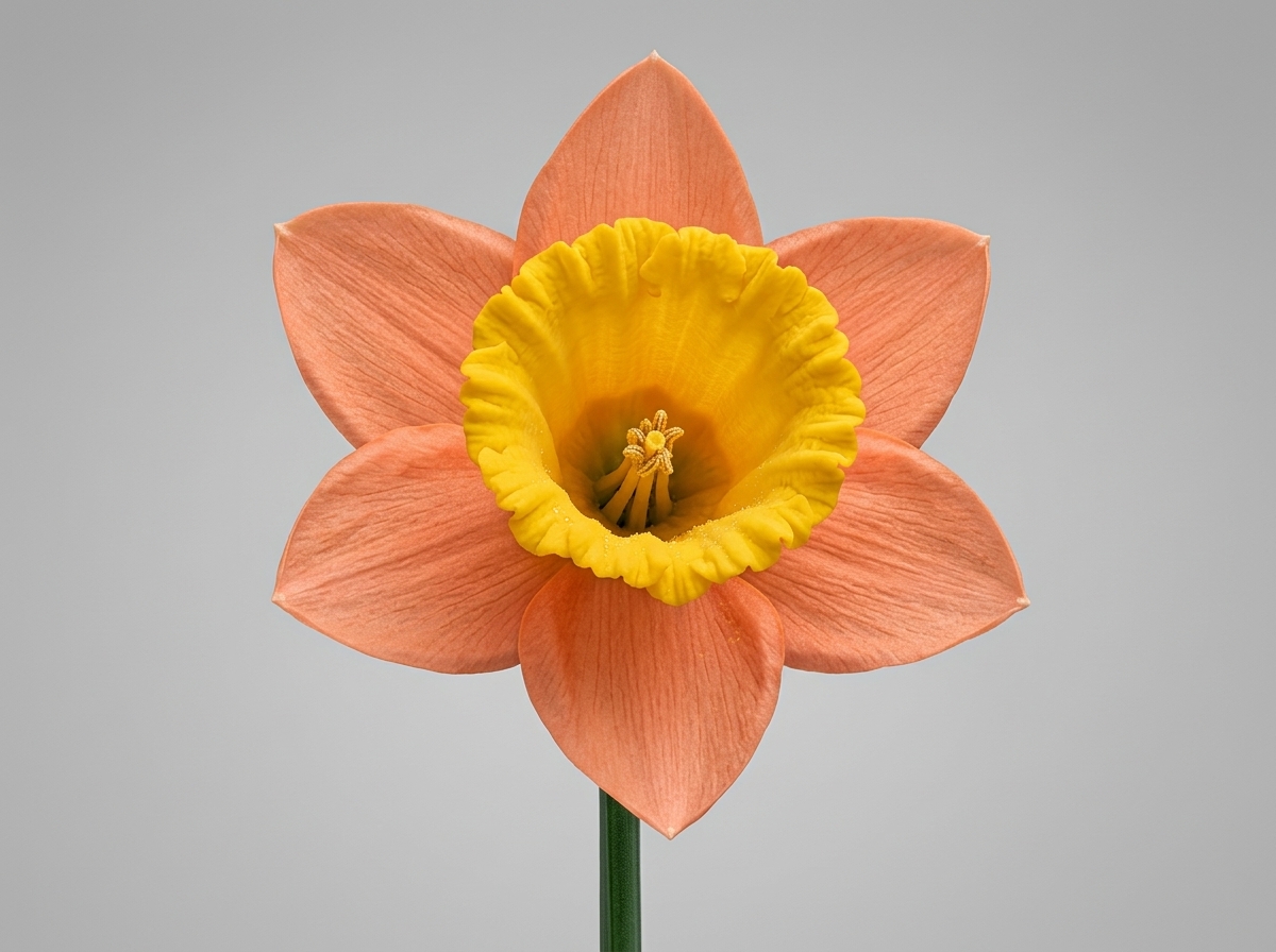 Soft-petal bloom studio portrait